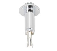 RiToEasysports Enchufe de Salida de Clavija de Extremo Mono para Guitarra Acústica, Aleación de Latón, Práctico Diseño de Botón de Correa para Músicos (SILVER)