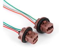 RiToEasysports Enchufe del Arnés del Zócalo para 7440 7441 7443 7444 T20 992A Bulbo, Construida para Cumplir con las Especificaciones Estándar, Alto Calor de 2 X Arnés para Luces de Freno que