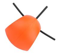 RiToEasysports Entrenador de Swing, Pelota de Ayuda de Entrenamiento de Espuma de PU de Aleación de Aluminio Premium para Práctica de Postura y Memoria Muscular, con Diseño Portátil para (Orange)