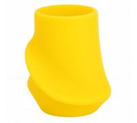 RiToEasysports Entrenador de Tenis Corrector de Agarre de Raqueta de Silicona Entrenador de Swing Portátil 5,8 X 5,2 X, Cm Ayuda de Entrenamiento Ergonómica Antideslizante para Principiantes (Yellow)