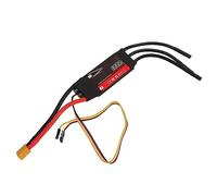 RiToEasysports ESC sin Escobillas 100A, Procesador de 32 bits, Controlador de Velocidad RC de Alto Rendimiento con Tarjeta de Programación LCD, Protección contra Sobrecalentamiento, para Drones