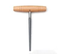 RiToEasysports Escariador Cónico para Clavija de Violín con de Madera de Haya y Funda de Plástico de 20x17x5,5 Cm para Reparación de Luthier en Violín, Viola, Violonchelo, Guitarra, Mandolina,