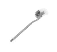 RiToEasysports Escobilla de Baño con Largo, Ahorro de Espacio, Diseño Curvo para Limpieza de Baño, Plástico, 1x