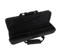 RiToEasysports Estuche para Flauta, Bolsa Portátil Resistente Al Agua y Al Desgaste para Flauta de 16 Agujeros, Bolsa de Mensajero Negra de Tela Oxford para
