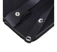RiToEasysports Estuche para lápices de tela negra con 36/48 ranuras para escuela, oficina, manualidades, diseño suave para un fácil acceso y seguridad, adecuado para marcadores pequeños, #-01, 36