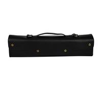 RiToEasysports Estuches para Flauta, Bolsa de Transporte para Flauta de Cuero Sintético con Correa para el Hombro para Principiantes y Estudiantes (Black)