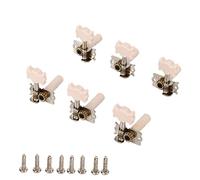 RiToEasysports Exquisita Llave de Afinación de Guitarra de Plástico Blanco, Clavija de Afinación Rápida para Guitarra Clásica, Reemplazo Ideal para Jugadores