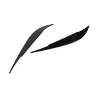 RiToEasysports Faro Ceja ABS Cubierta de Párpados de Faros Delanteros Ajuste Que No Destiñe con Cinta Estilo Protector de Fácil Instalación para Serie 4 F32 F33 F36 F82 F83 2014 a 2020 (Negro