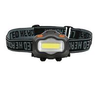 RiToEasysports Faro Exterior, Correa para la Cabeza Ajustable con Almohadilla Suave para la Frente, Inclinación de 90 Grados, 3 Modos de Iluminación, Luz LED para Acampar, Pescar, Cazar, (BLACK)