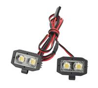 RiToEasysports Faros de Coche RC, 4 Luces LED de Color Grupo de Lámpara de Luz Delantera de Coche RC para 1/10 Axial SCX10 90046 RC Car Accesorio De Modelo De Coche