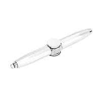 RiToEasysports Fidget Pen Pen, Ayuda a Pensar Bolígrafo con Luz LED para Adultos de Negocios Estudiantes Niños para Liberar el Estrés (Plata)