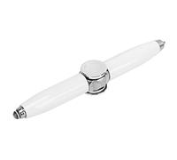 RiToEasysports Fidget Pen Pen, Ayuda a Pensar Bolígrafo con Luz LED para Adultos de Negocios Estudiantes Niños para Liberar el Estrés (Blanco)