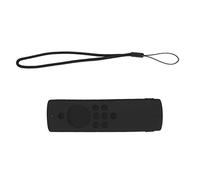 RiToEasysports Funda Protectora de Silicona a Prueba de Golpes para Fire TV Stick Lite, Funda Protectora para Mando a Distancia Respetuosa con la Piel para Mascotas y Niños, de Control Remoto (Black)