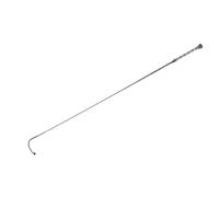 RiToEasysports Fusta de Caballo de Fibra de Carbono, Látigo de Montar de 110cm con Cabeza Tejida de Nylon para Entrenamiento Ecuestre (Brown)