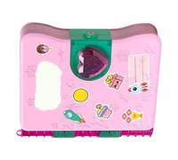 RiToEasysports Girl Magical Surprise Book, Princess Jewelry Stationery Box con Divertidos Accesorios Sorpresa para la Imaginación y la Creatividad (Rosado)