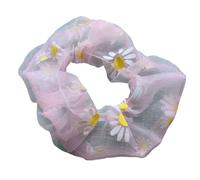 RiToEasysports Gomas para el Cabello, Gomas Elásticas de Gasa Suave para Mujeres y Niñas, Bandas para el Cabello Ligeras de Varios Colores para de Caballo, Uso Diario, Fiesta, Escuela (PINK)