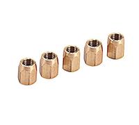 RiToEasysports Guitar Truss Nut, 5 Pcs Brass Guitarra Eléctrica Truss Rod Neck Nut Instrumento Musical Accesorio de reemplazo