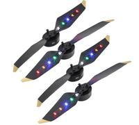 RiToEasysports Hélice LED para Dron RC, Hélices de Luz de Liberación Rápida, Accesorio de Repuesto Plegable para Dron Profesional para Vuelo Nocturno (Dos Equipos)