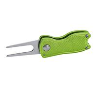 RiToEasysports Herramienta de División de Plegable, Horquilla Verde de de Aleación de Aluminio y Acero Inoxidable con Marcador de Bola Magnético, para Reparar Campos de (Verde Lima)