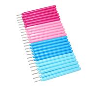 RiToEasysports Herramienta de Quilling, Bolígrafo de Aguja Rodante de Agarre Cómodo de 4 Colores para Creación de Flores de Papel, Material de Plástico y Metal, 24 Uds.