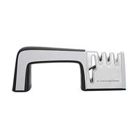 RiToEasysports Herramienta Multifuncional para Afilar Cuchillos para Uso en Cocina, Molinillo de Tijeras de 4 Etapas con Diseño Ergonómico, Acero Inoxidable 317g