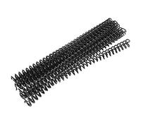 RiToEasysports Hoja Suelta Anillo de Vínculo de Plástico 30 Agujeros de Espiral -Anillos de 20 Piezas Efecto Manual de 20 PC para la Organización de Papel A4 en la Oficina o en la Escuela (11 mm*30