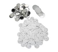 RiToEasysports Insignia Botón Vacío 100 Establezca Material de Material Duradero DIY para Amigos y Familiares (50MM)