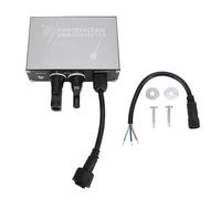 RiToEasysports Inversor de Onda Sinusoidal Pura, Inversor Solar MPPT de Aleación de Aluminio de 175 W para Camión RV de Casa de Coche