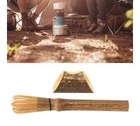 RiToEasysports Juego de Batidor Matcha de bambú, Batidor de bambú Natural Hecho a Mano con Soporte para Mezclar Matcha en Tazas, de té Compacto y Ligero y Soporte de Secado, Accesorios