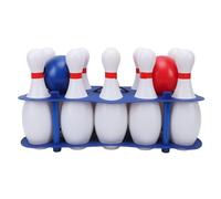 RiToEasysports Juego de Bolos para Niños, Divertidos Juegos de Bolos para Interiores y Exteriores con 10, 2 Bolas para Fiestas de Cumpleaños, Noches Familiares, Actividades Escolares (para niños de