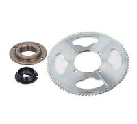 RiToEasysports Juego de Conector de Rueda para Bicicleta, Juego de Bielas de 25H Y 80 Dientes con Bielas de 80 Dientes para Componentes de Transmisión de Bicicletas Eléctricas