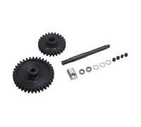 RiToEasysports Juego de Engranajes para Coche RC, 1,5 M 35T Engranaje Recto 25T Engranaje de Piñón Juego de Engranajes de Transmisión RC de Acero con Tornillos de Rodamientos Espaciadores,