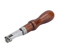 RiToEasysports Juego de Espaciadores de Artesanía de Cuero, Herramienta Ergonómica de Perforación de Rueda de Sobrecostura para Trabajos de Cuero DIY para Artesanos y Aficionados, Acero de Aleación