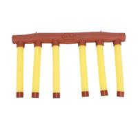 RiToEasysports Juego de Palos Que Caen con Control Remoto, Juguete de Entrenamiento de Reacción de Grano de Madera ABS para Coordinación Mano-Ojo, Velocidad Ajustable, Actividades de Fiesta Familiar