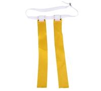 RiToEasysports Juego de Persecución de Cinta Colorida para Niños, Deportes Al Aire, Cinturón Ajustable Divertido, Material Duradero de 5 Colores (Yellow)