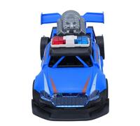 RiToEasysports Juguete de Coche, Luces y Sonido Brillantes, Coche Interactivo con Rueda Universal para Niños Niñas Juguete Musical Todas Direcciones para Interior Exterior Educación (Azul)