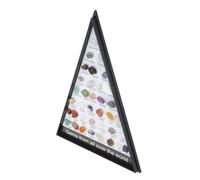 RiToEasysports Kit de Colección de Rocas Minerales para Niños, Kit de Ciencia Educativo y Divertido, Vitrina Incluida, 36 Rocas para Jóvenes Geólogos (Tipo 1)