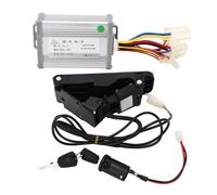RiToEasysports Kit de Controlador de Bicicleta Eléctrica de Litio de 36V 1000W, Kit de Modificación de Pedal de Acelerador de Controlador de Motor Cepillado