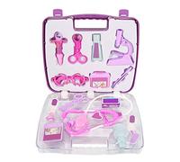 RiToEasysports Kit de Médico para Niños y Niñas, Maletín de Doctor con Accesorios Rosa y Morado, para Juegos de rol