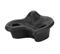 RiToEasysports Kit de piedra de escalada de roca estructurada de plástico para niños, varios tornillos de color/máquinas de fijación para uso interior y exterior (BLACK)