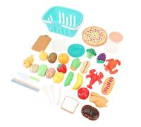 RiToEasysports Kitchen Food Educational Playset Play Food Toy para Juego Creativo, Seguridad e Interacción Social, con Diversión Portátil, para Habilidades Motoras Finas
