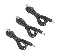 RiToEasysports Línea de Alambre de Carga de Cable de Suministro USB 24AWG para el Altavoz de la Cámara, 3 Paquete para Uso Interior y Exterior