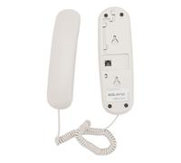 RiToEasysports Llamadas Claras de Calidad de Teléfono Fijo Tradicional de Pared para Comunicación de Oficina de Hotel Material ABS (White)