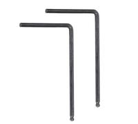 RiToEasysports Llave Allen para Guitarra, 2 PCS Truss Rod Allen Wrench Tool 4mm / 5mm Ball End para Acoustic Guitar(Black 5mm)