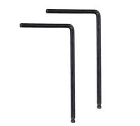 RiToEasysports Llave Allen para Guitarra, 2 PCS Truss Rod Allen Wrench Tool 4mm / 5mm Ball End para Acoustic Guitar(Black 4mm)