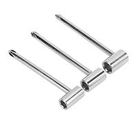 RiToEasysports Llave de Varilla de Guitarra de 3 Piezas, Herramienta Universal de Ajuste de Instrumentos de Hierro, Llaves Hexagonales de Alta Resistencia Al Desgaste para Reparación y Mantenimiento