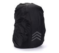 RiToEasysports Luz de Cubierta de Mochila Reflectante la Cubierta la Mochila Impermeable Negra para Actividades Al Aire (XL (para 60-70L))