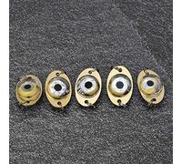 RiToEasysports Luz LED de Pesca Submarina de 5 Piezas, Flash Automático Cuando está en el Agua, Atractor de Señuelos LED de Alto Brillo para Pesca de Fondo en Alta Mar, con Batería