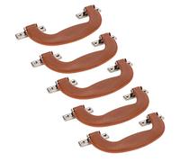 RiToEasysports Manejo de Estuche de Estilo Vintage de Lastidio Largo, Aplicación Amplia 5 Oraciones para Casos, Cajas de Herramientas, Armarios (Brown)