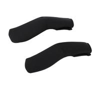 RiToEasysports Mango para cochecito de bebé, 1 par, funda protectora para reposabrazos de cochecito de bebé, color negro